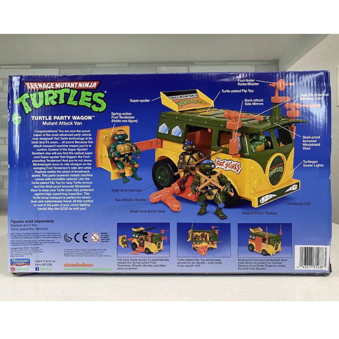 TMNT Teenage Mutant Ninja Turtles Classic Original Party Wagon ( Carro )
