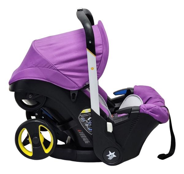 Carriola Para Bebé Starkids Polux Convertible Con Pañalera Dream Purple
