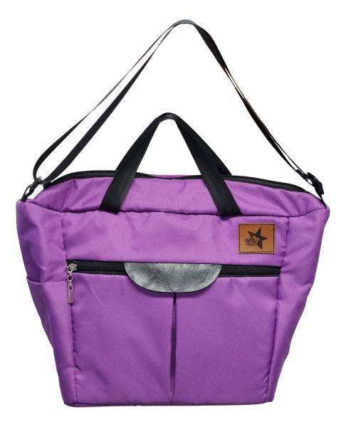 Carriola Para Bebé Starkids Polux Convertible Con Pañalera Dream Purple