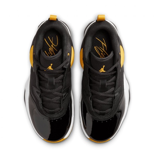 Jordan negro con amarillo on sale