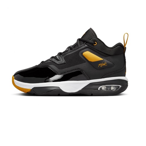 Tenis Jordan Stay Loyal 3 Negro/amarillo Basquetbol Mujer Talla #23.5