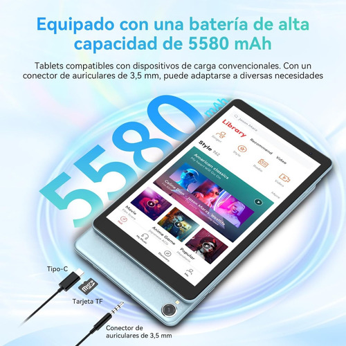 Tablet Blackview Tab50wifi 8gb Ram 128gb Rom Usb Tf Tableta