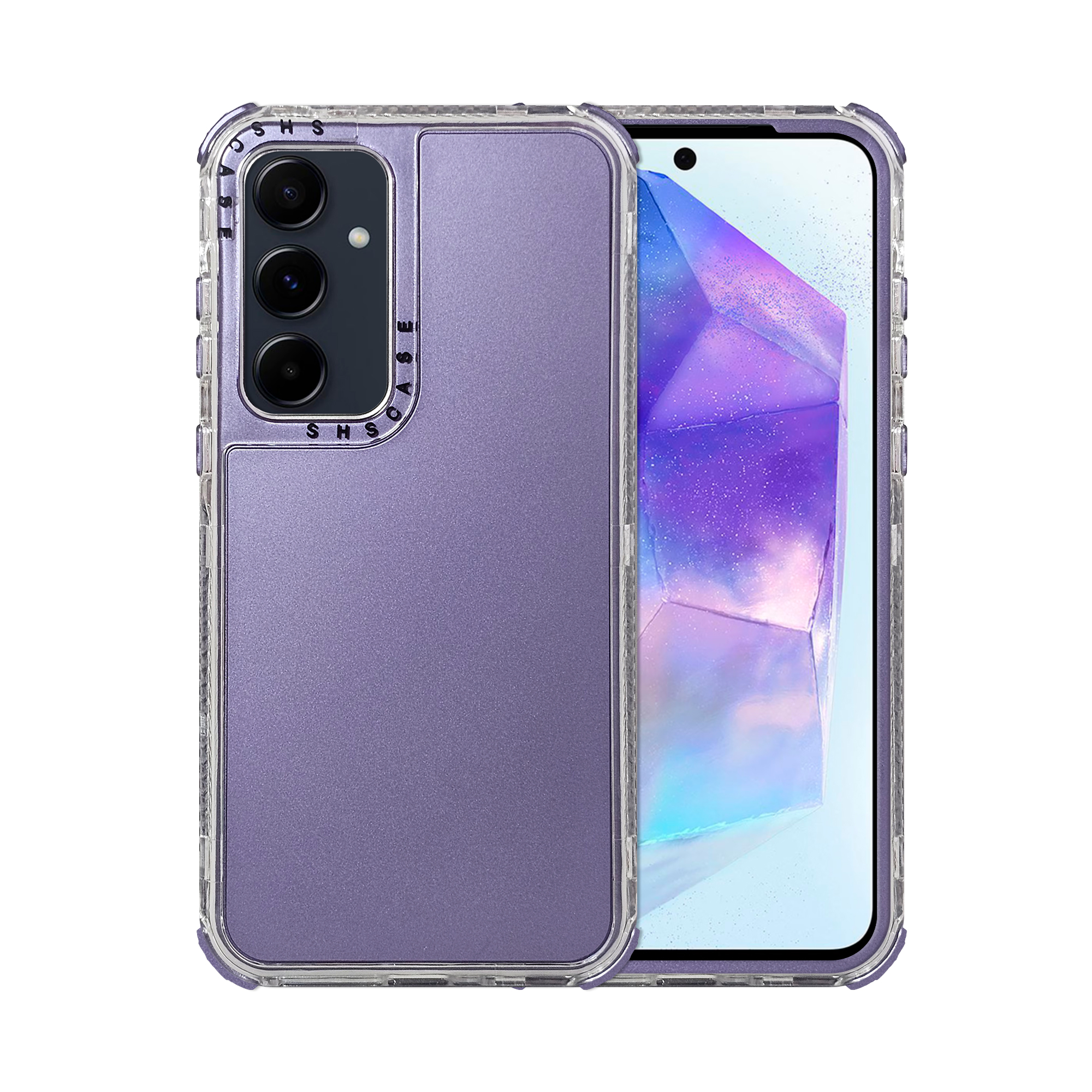 Funda Uso Rudo Rainbow 360 Morado Para Samsung 35 5G