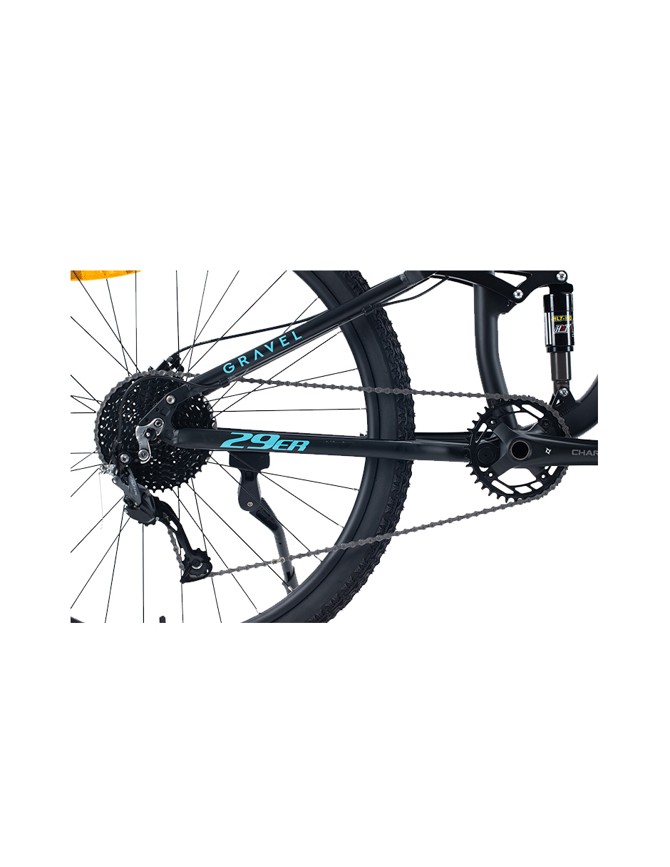 BICICLETA MTB FUJI PRO R29 DOBLE SUSPENSIÓN S 15.5 NEGRA/ AZUL