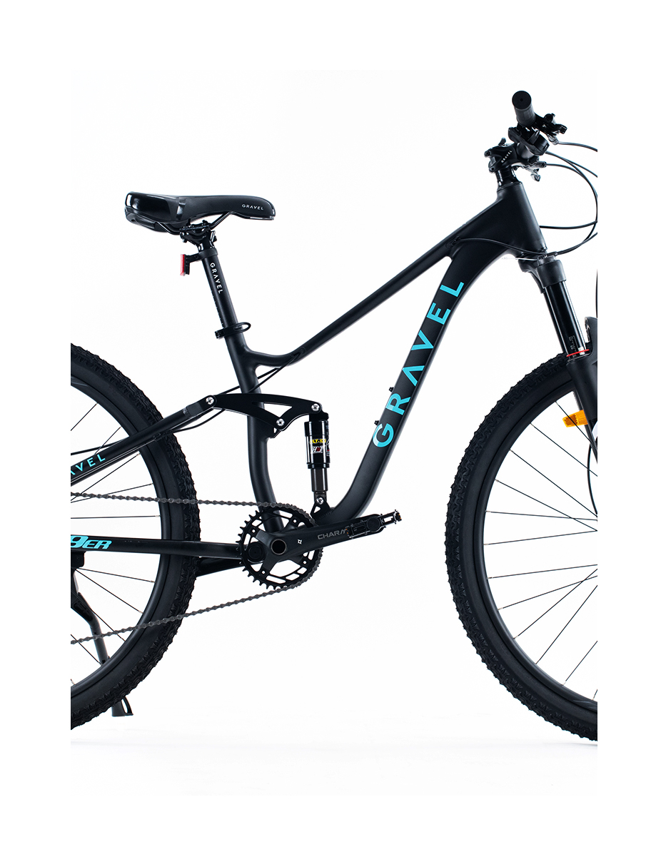 BICICLETA MTB FUJI PRO R29 DOBLE SUSPENSIÓN S 15.5 NEGRA/ AZUL