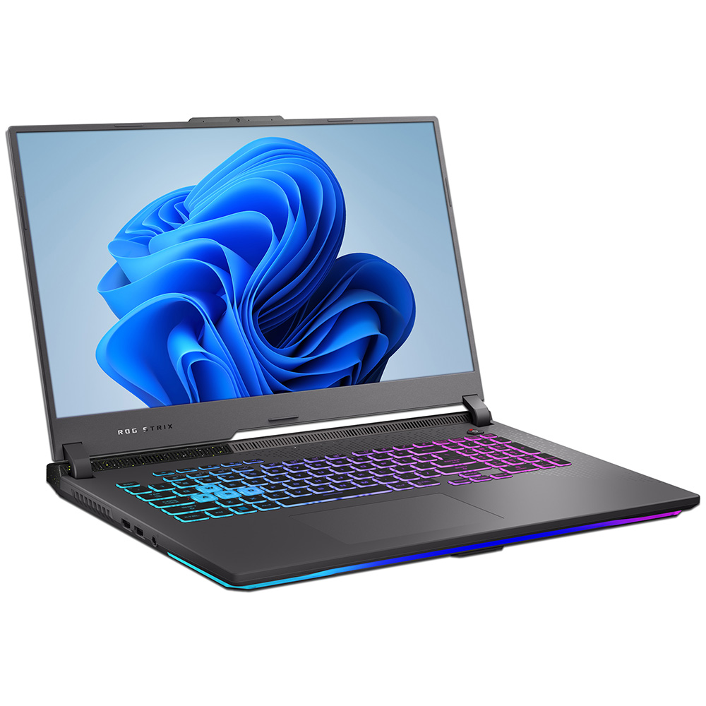 Laptop Gamer ASUS ROG Strix G17 G713: AMD Ryzen 9 7845HX (hasta 5.2 GHz), RAM 16GB DDR5, SSD 1TB, Pantalla de 17.3" LED, Video NVIDIA GeForce RTX 4060, S.O. W11H