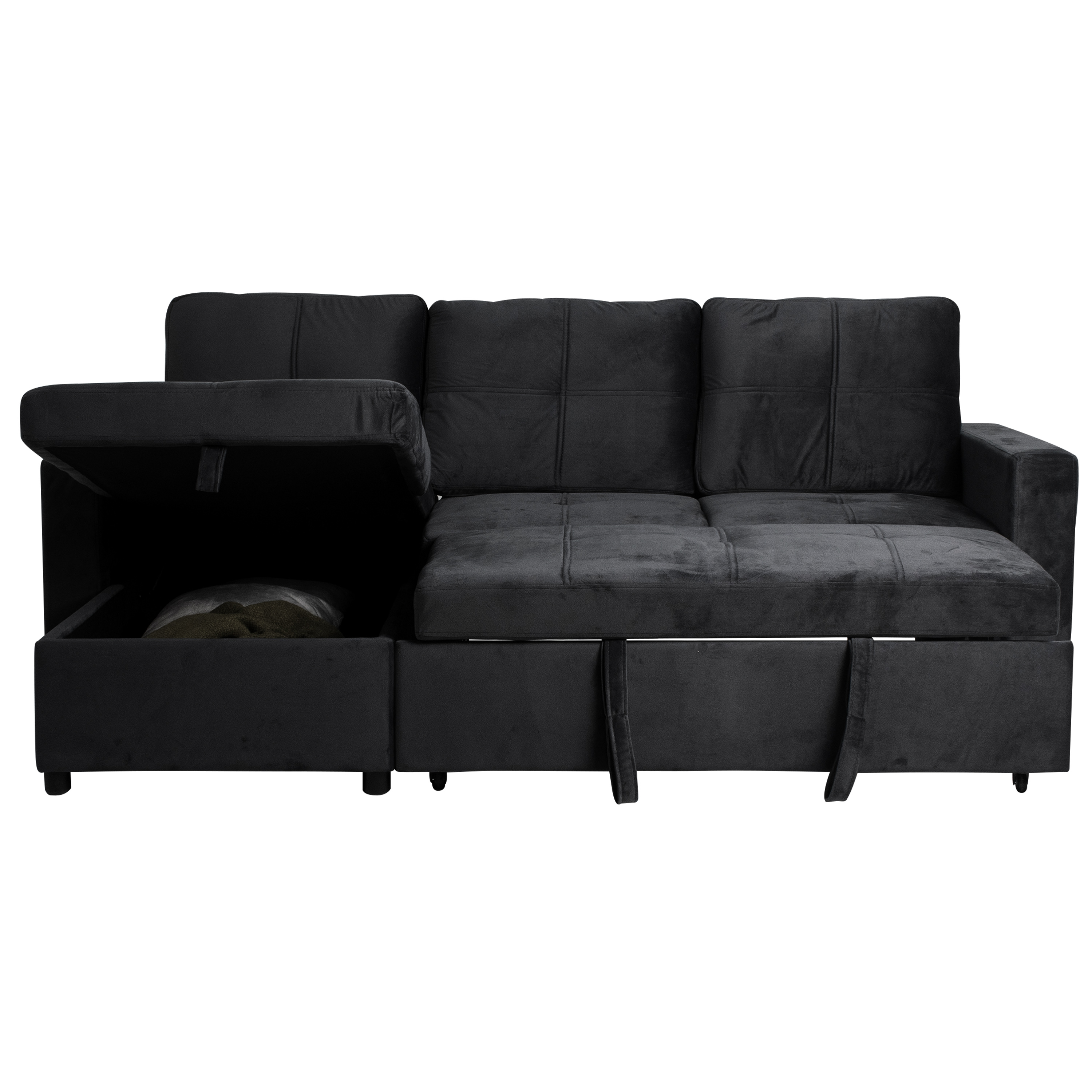 Sala con Almacenamiento Easy Living Modelo Tribeca Color Oxford Tela Velvet