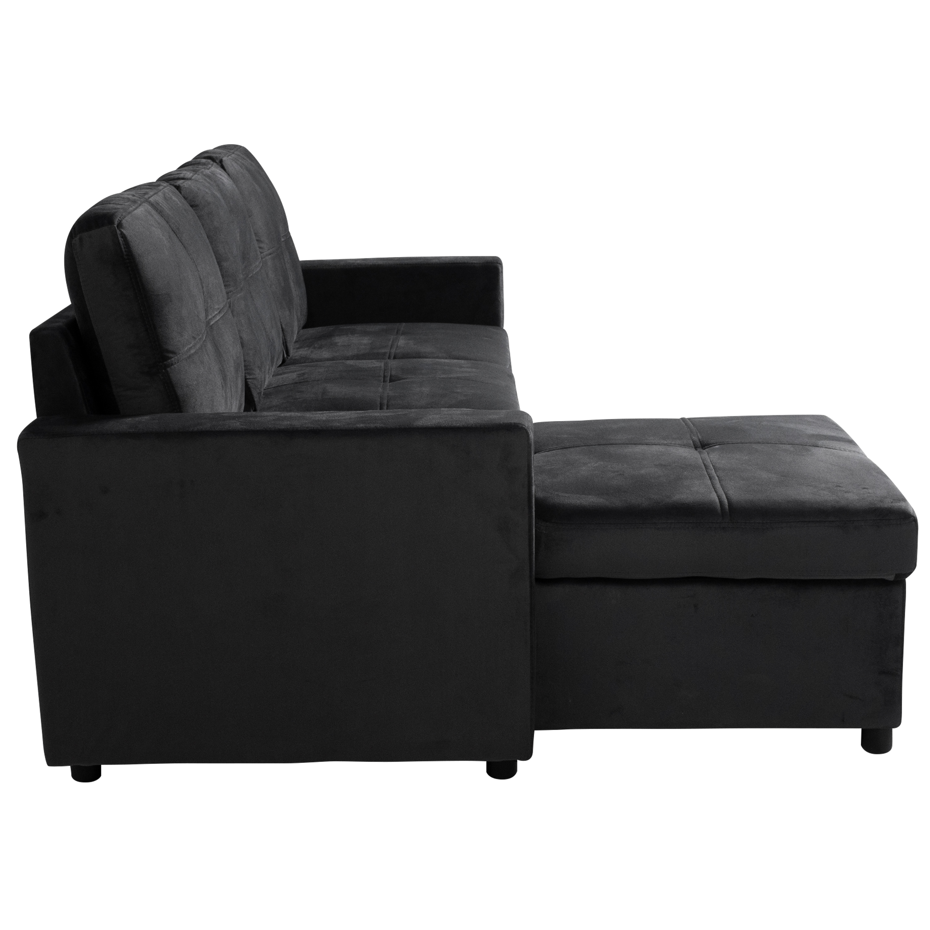 Sala con Almacenamiento Easy Living Modelo Tribeca Color Oxford Tela Velvet