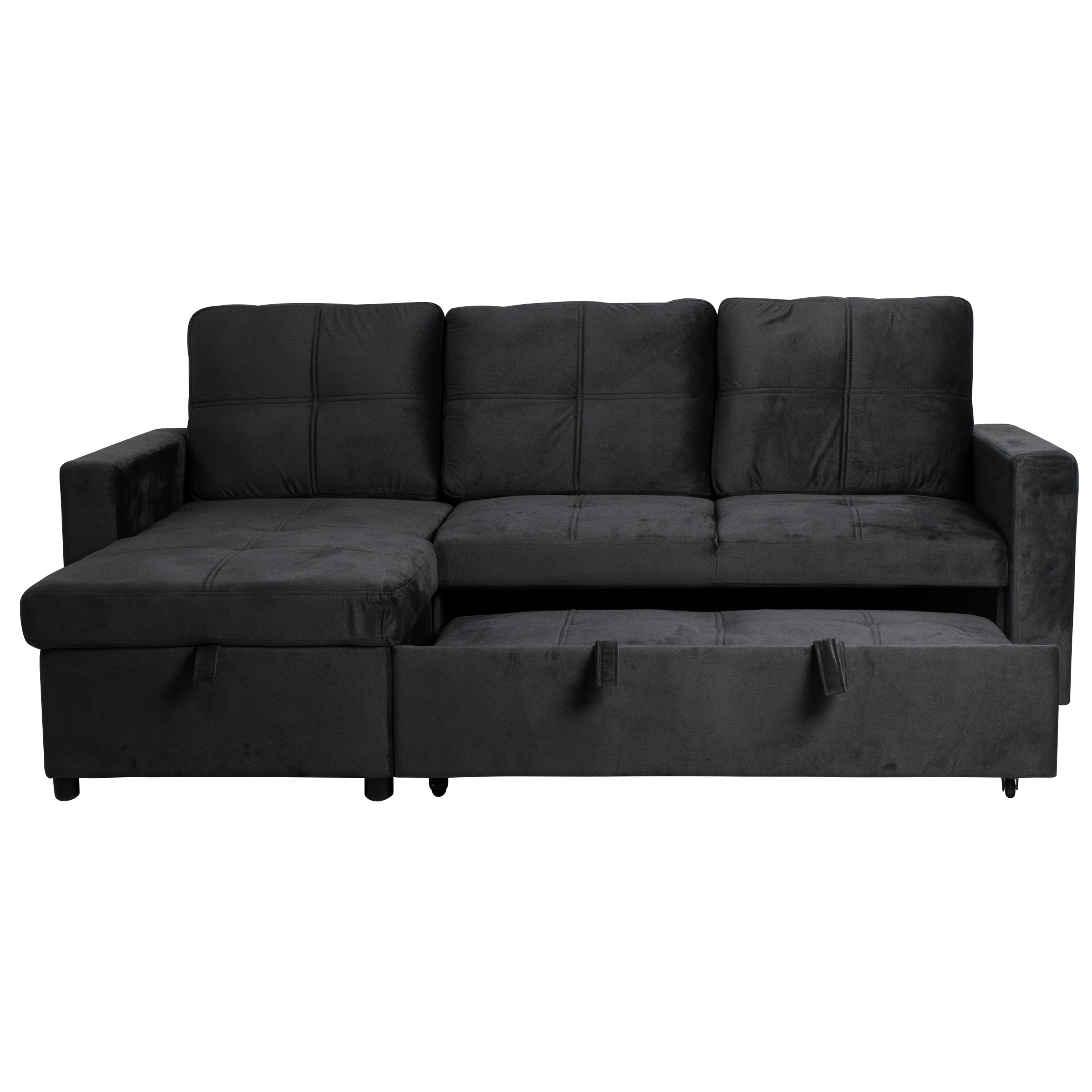 Sala con Almacenamiento Easy Living Modelo Tribeca Color Oxford Tela Velvet
