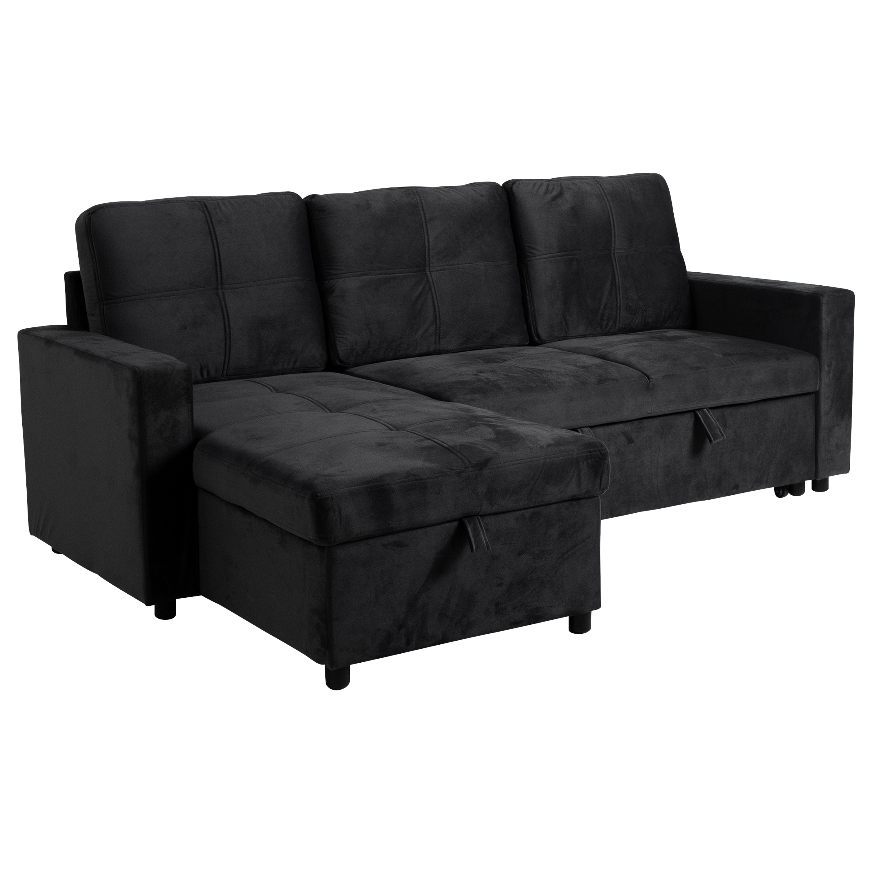 Sala con Almacenamiento Easy Living Modelo Tribeca Color Oxford Tela Velvet