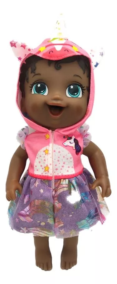 Baby Alive Tinycorns Muneca Unicornio Morenita