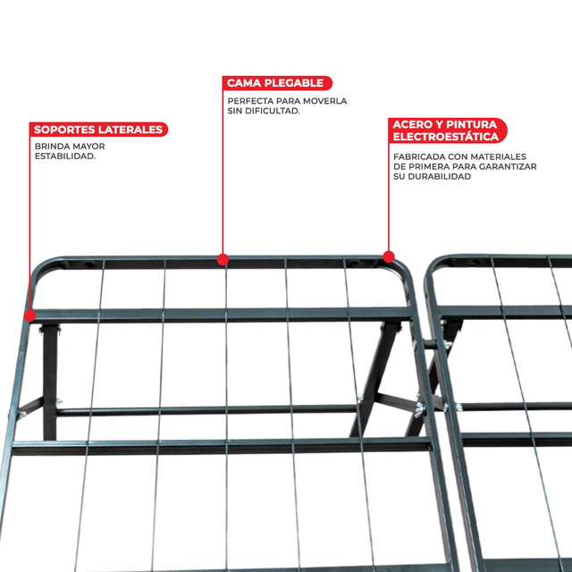 Base Plegable Matrimonial Jaco | Atlas del descanso