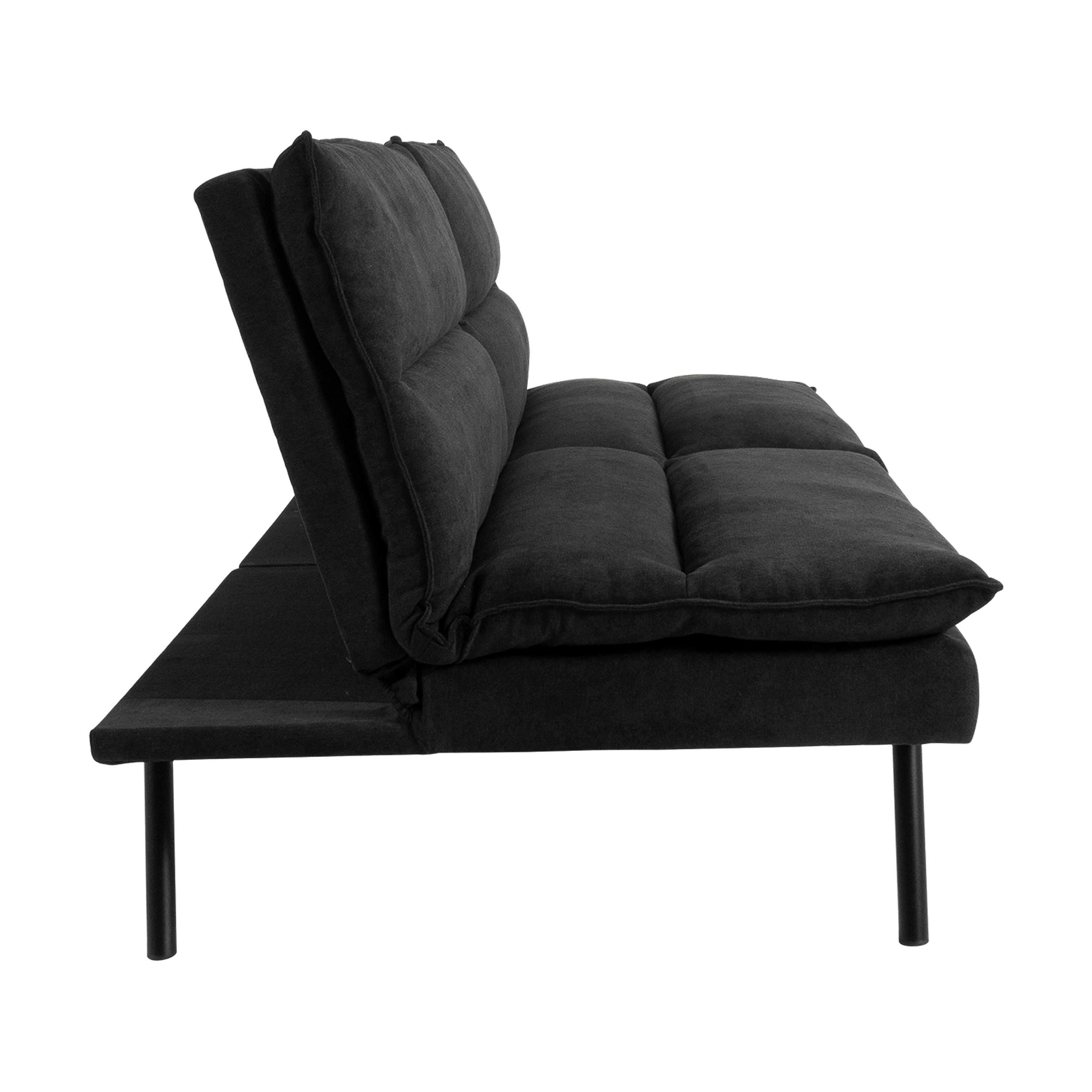 Sofá Cama Easy Living Modelo Element Color Gris Oscuro
