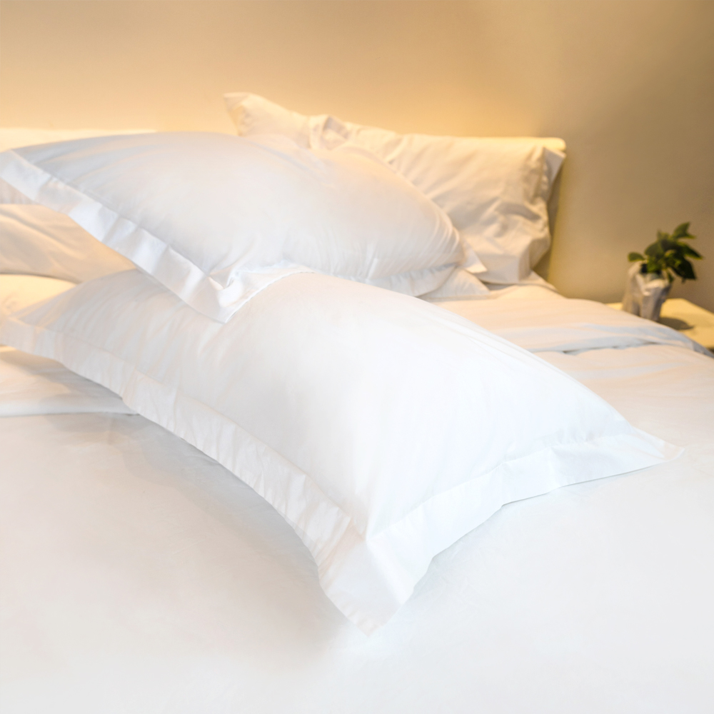 Juego Funda De Duvet Blanco Hotelero 200 Hilos Matri-queen