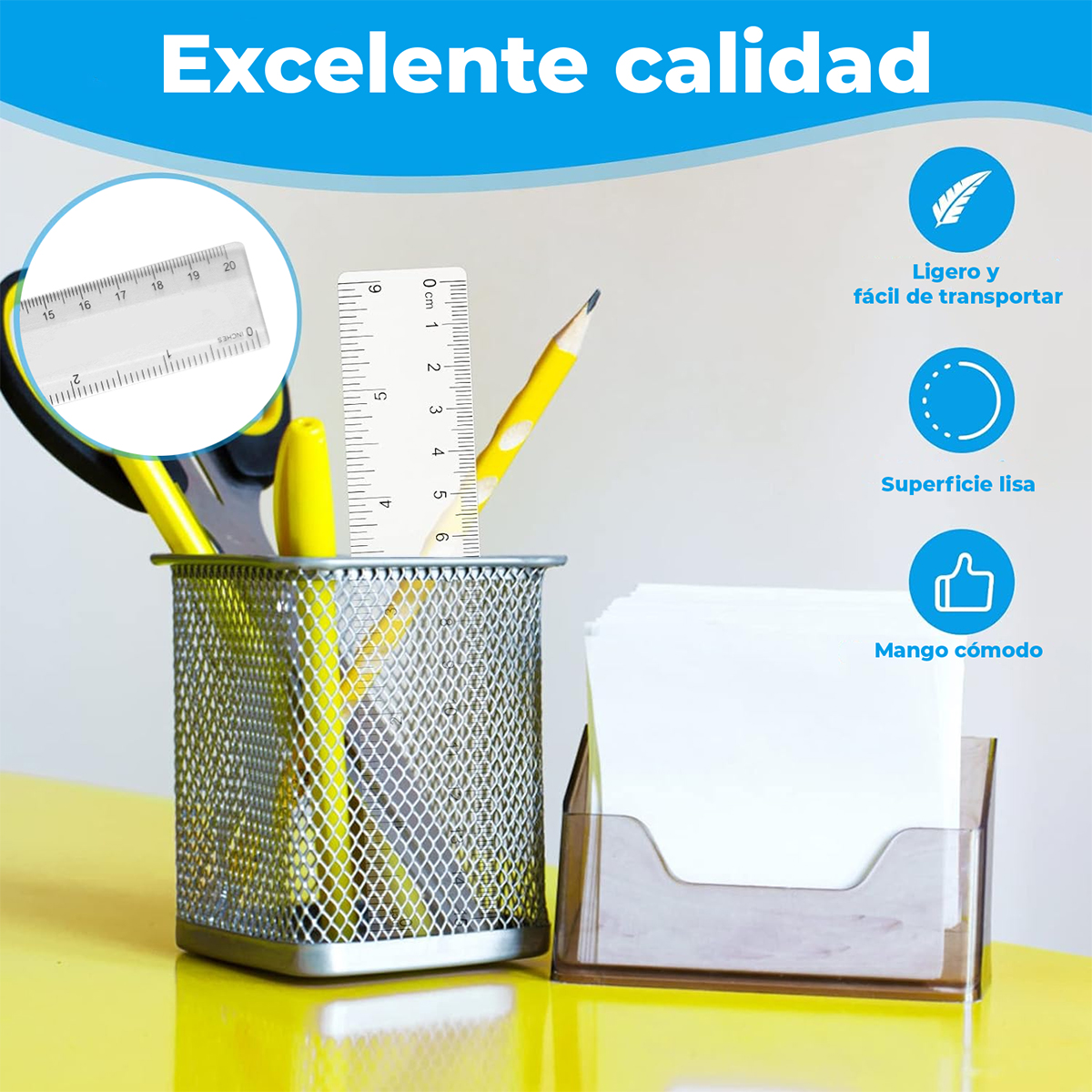 Juego Geometrico 4 Piezas Regla Escuadras Y Transportador 