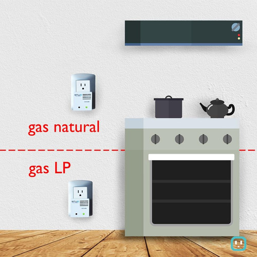 Detector De Gas Lp Natural Humo Y Monoxido De Carbono Bitwo