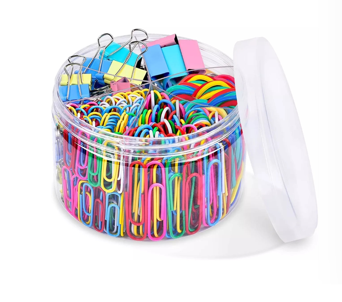Porta Clips Magnético Para Organizador De Escritorio 240pcs
