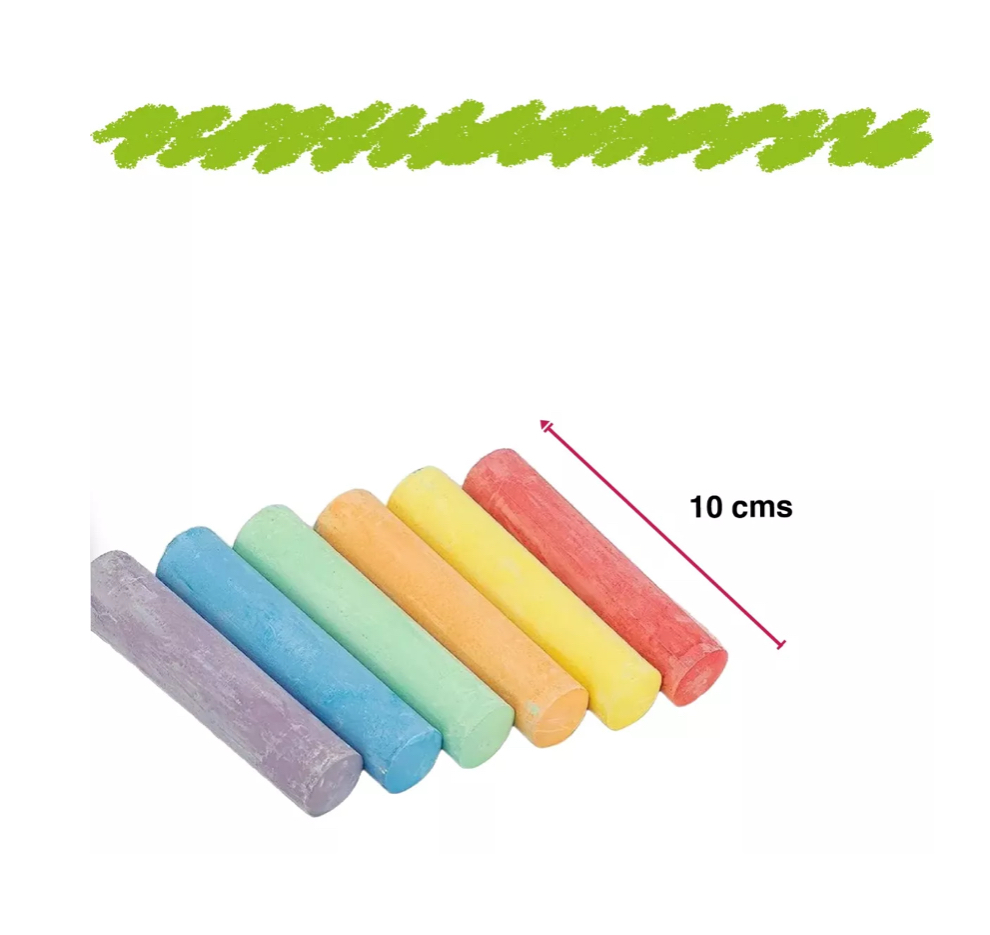 Gises Jumbo Con 15 Pzs Multicolor No Toxicos Para Arte Libre
