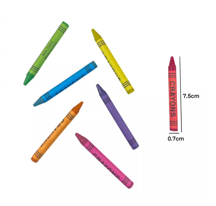 Paquete de 12 Crayolas 