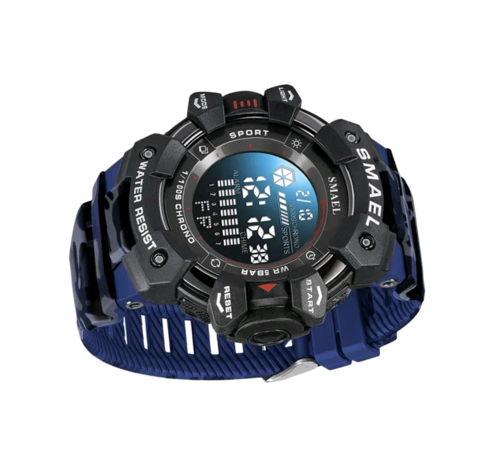 Reloj SMAEL camuflaje azul