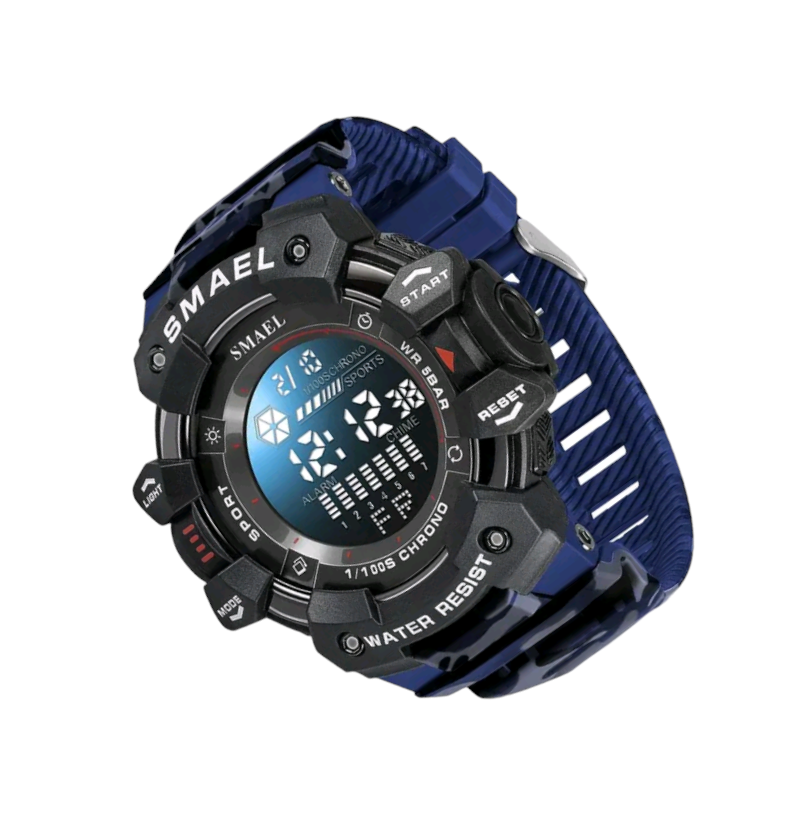 Reloj SMAEL camuflaje azul