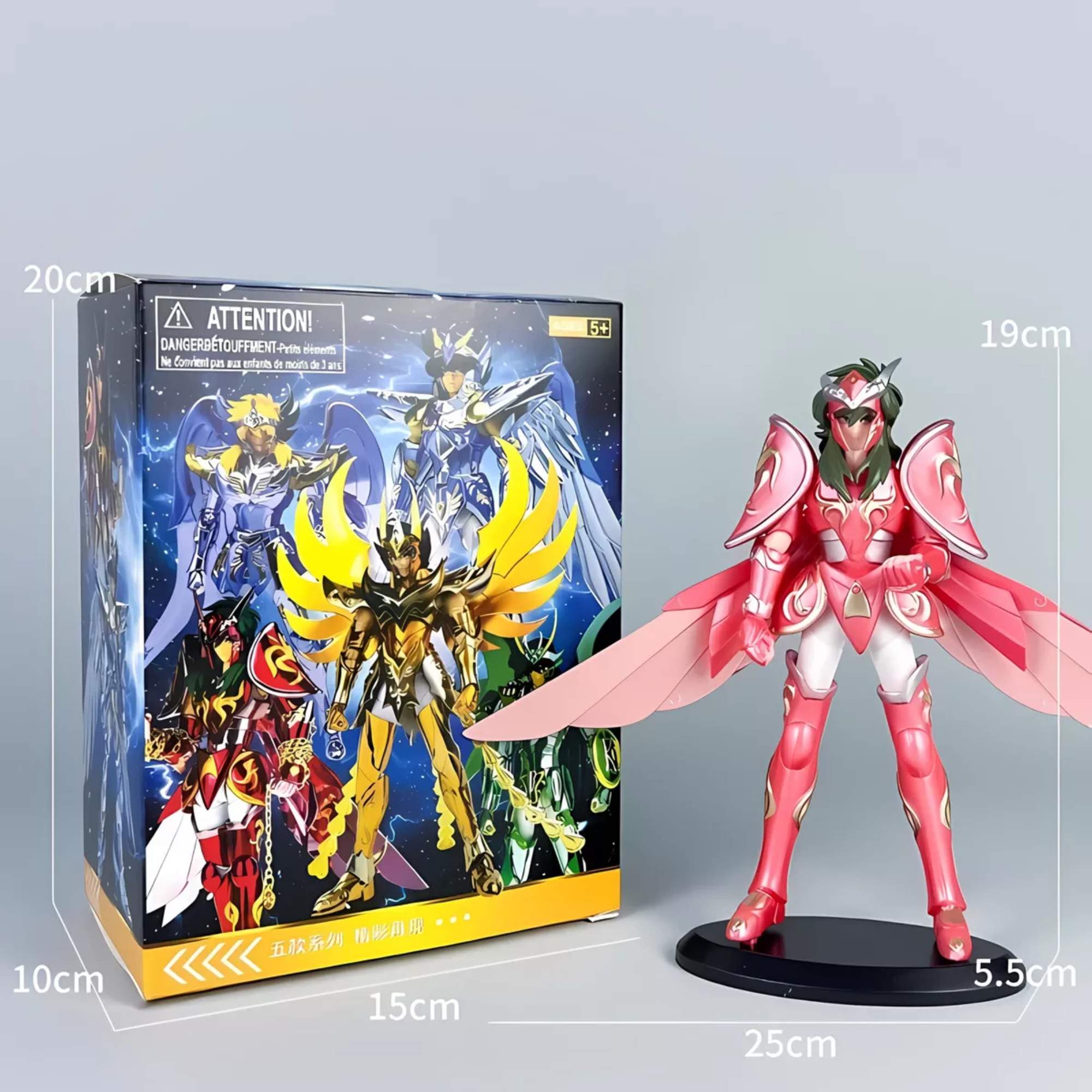 Figura Caballero Del Zodiaco Saint Seiya Armadura Divina Muñeco Shun Coleccionable