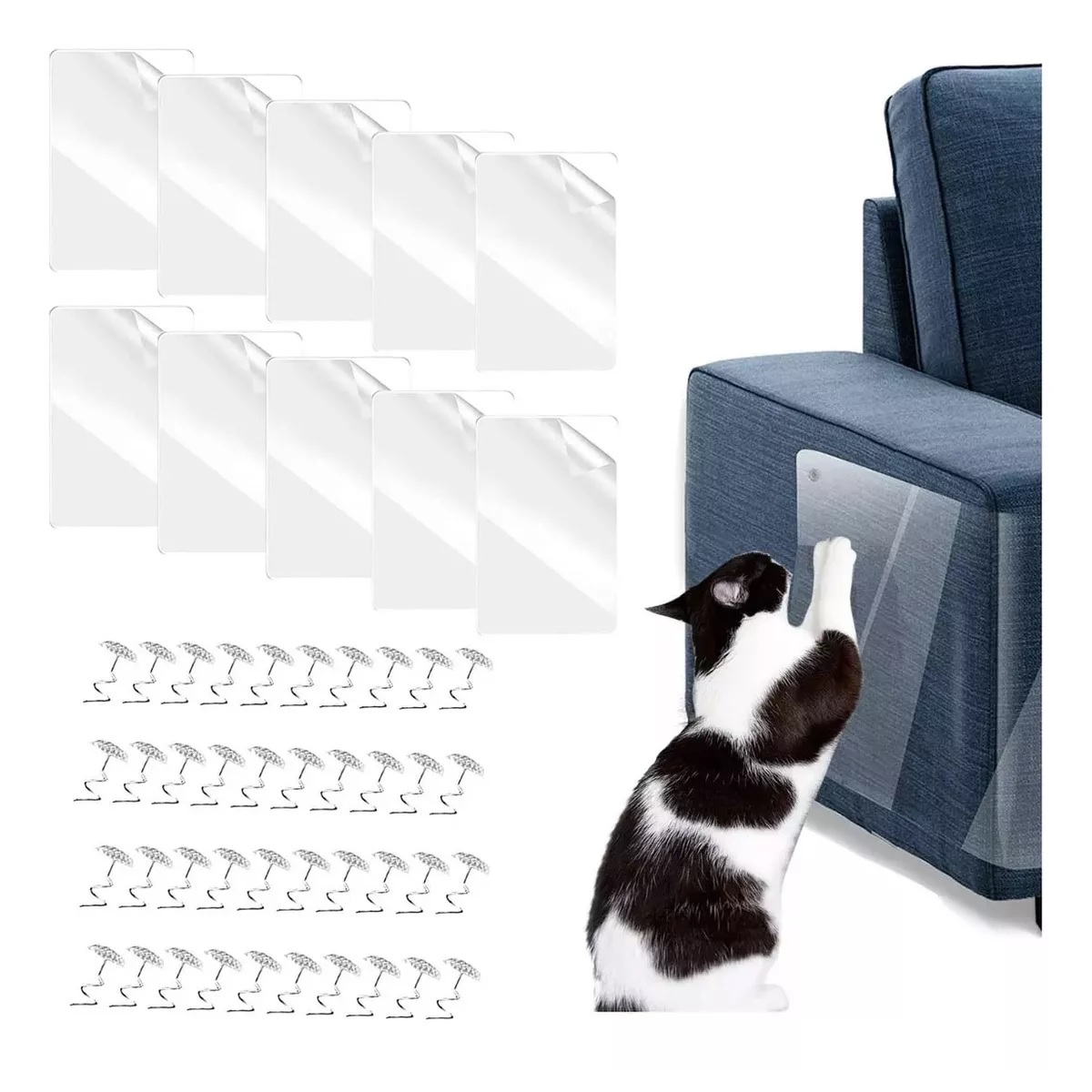 Protector Antirrasguños De Gato Para Muebles, 10 Piezas