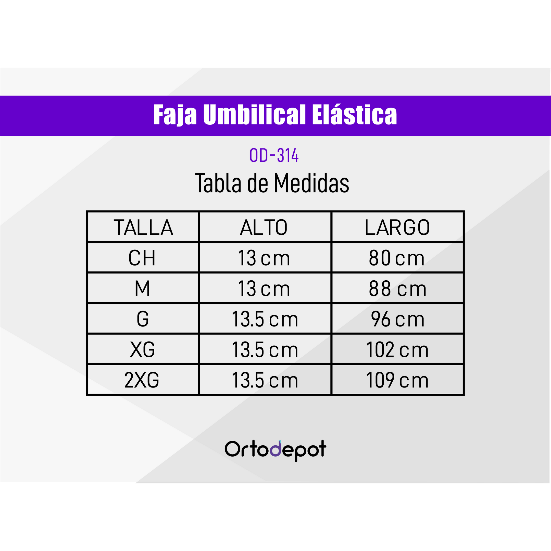 Faja Umbilical Elástica