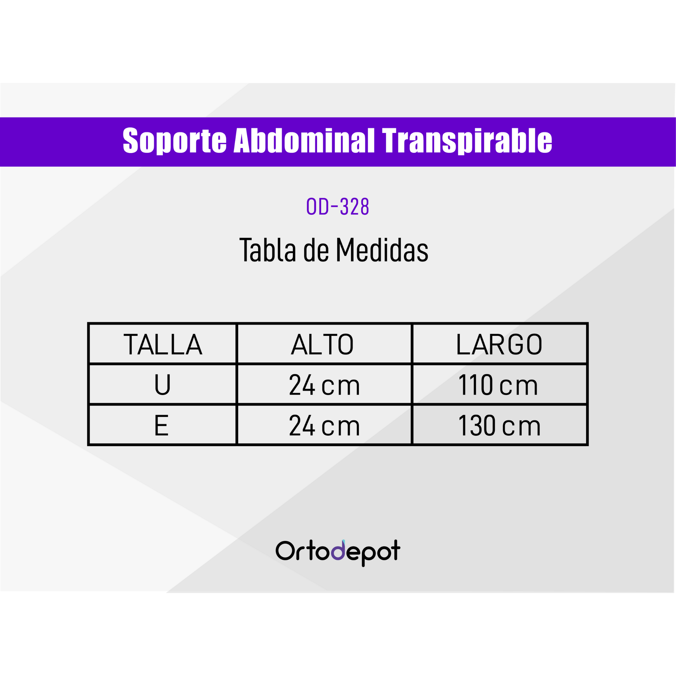 Soporte Abdominal Transpirable