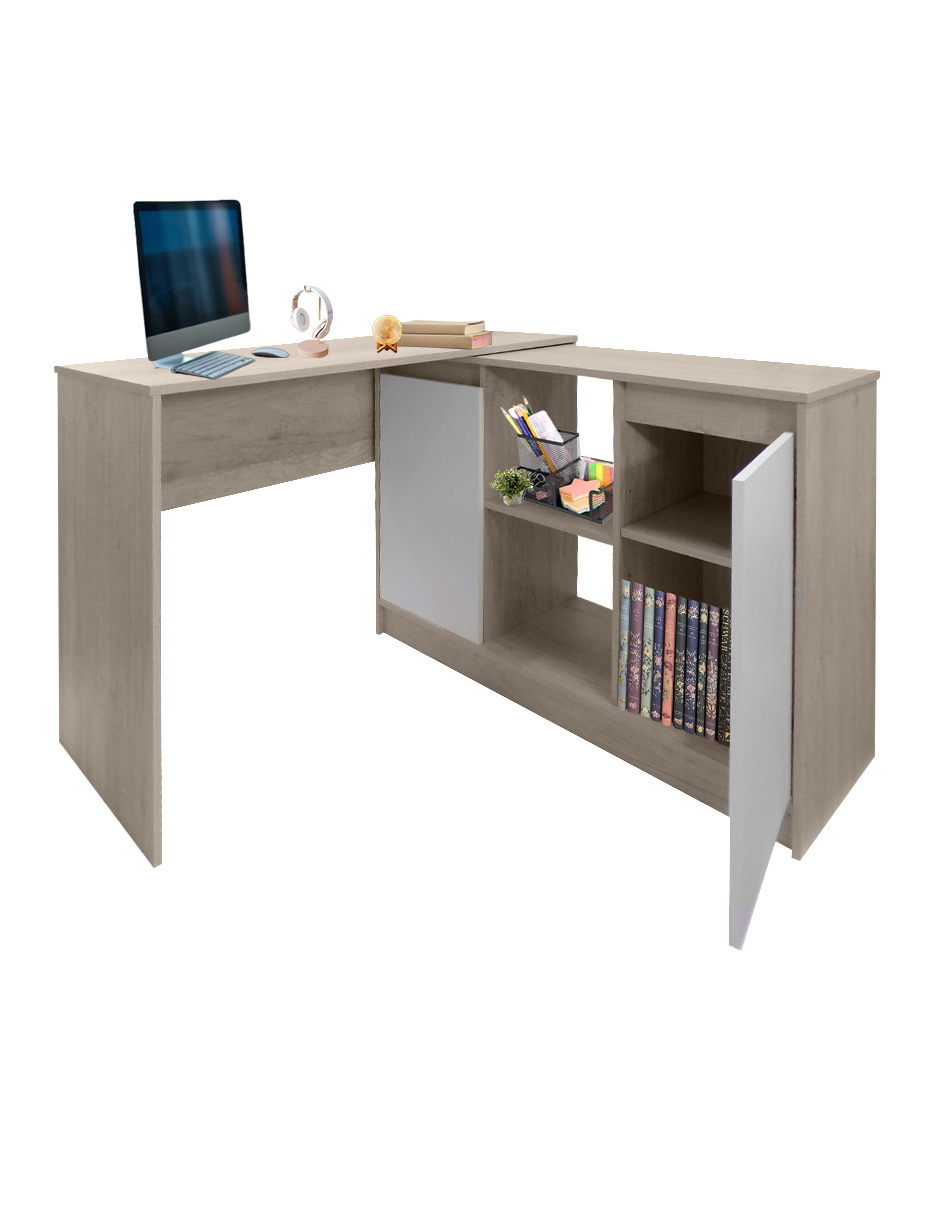 Escritorio En L Para Computadora Minimalista SIENA