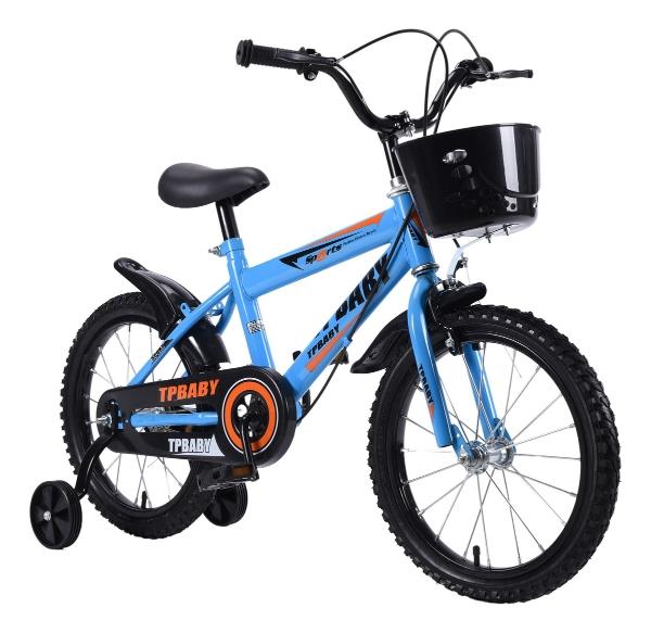 Bicicleta Entrenadora Para Niños Aeiou R16 Yn-002 De Canasta Rojo