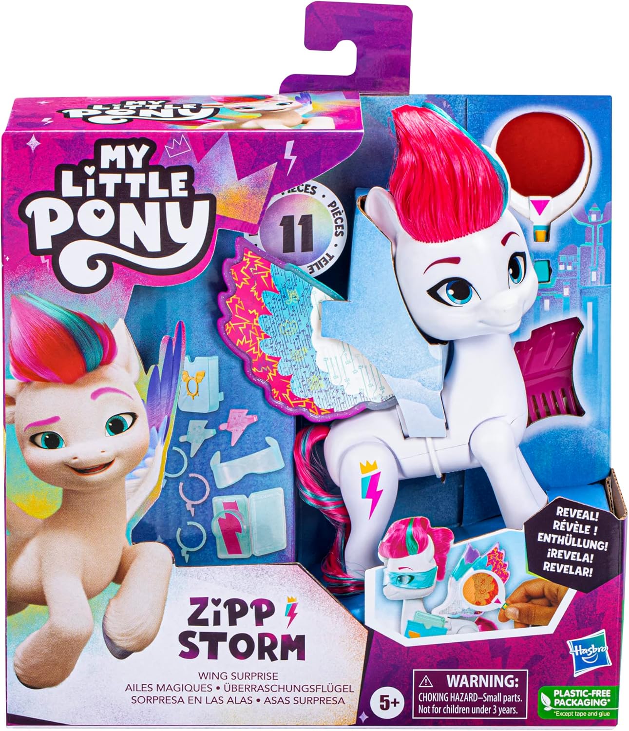 My Little Pony Zipp Storm Sorpresa En Alas Y 11 Accesorios