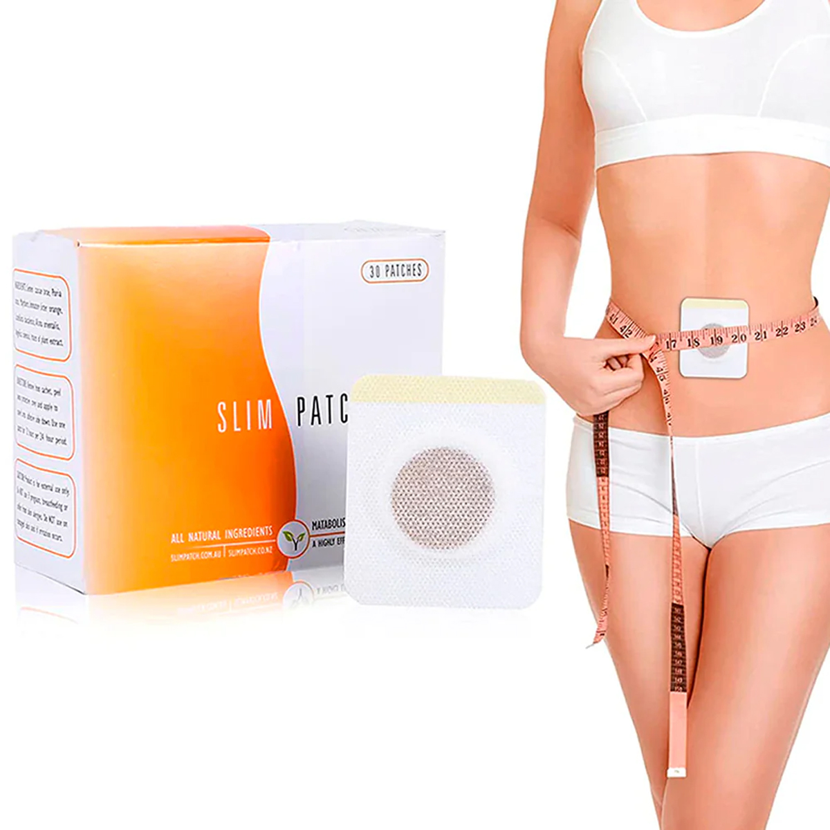 100 Slim Patch Parche Adelgazantes Reductore Imán Sin Rebot