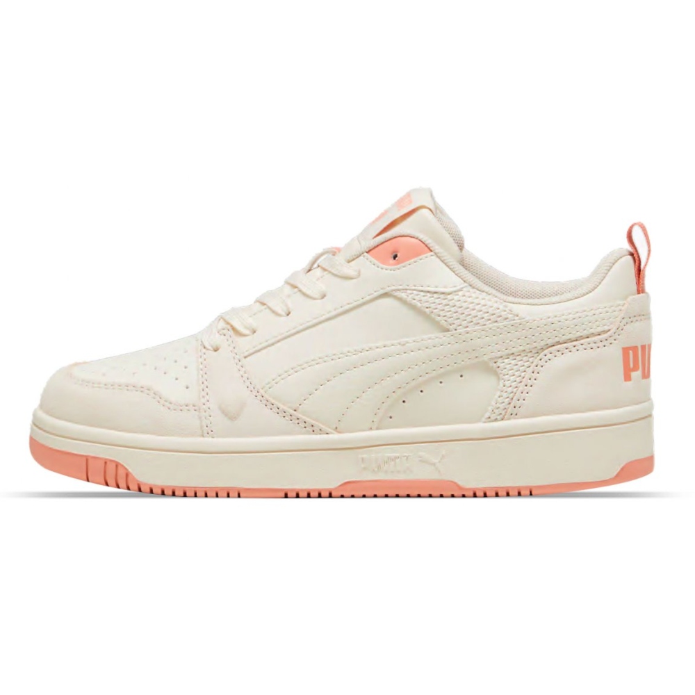 Tenis Casuales Puma Rebound V6 Low Coquette Beige 397567 01 Mujer