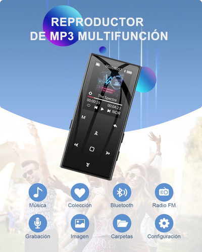 Reproductor Mp3 Bluetooth 5.0