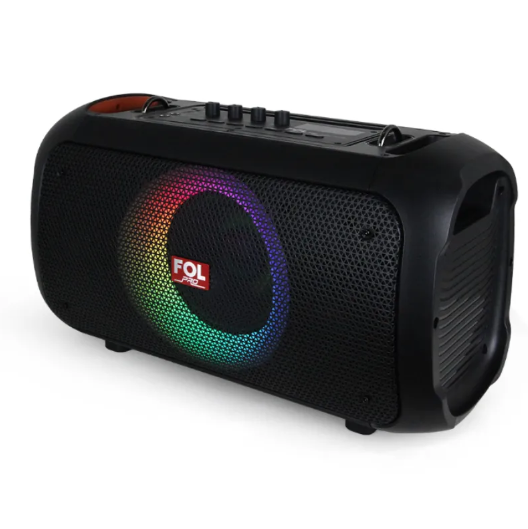 BOCINA PORTATIL  6.5" , BLUETOOTH, SD, FADIO FM, RECARGABLE
