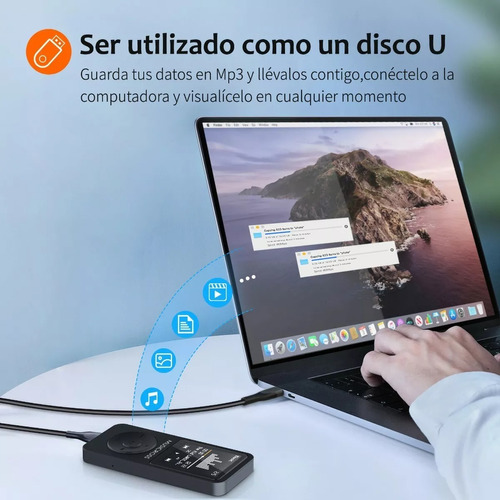 Reproductor Música Digital Mp3 Mp4 Con Bluetooth Fm 32gb
