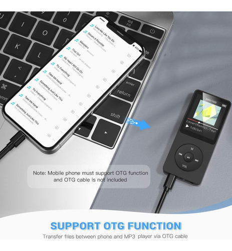 Reproductor Música Digital Mp3 Mp4 Con Bluetooth Fm 32gb