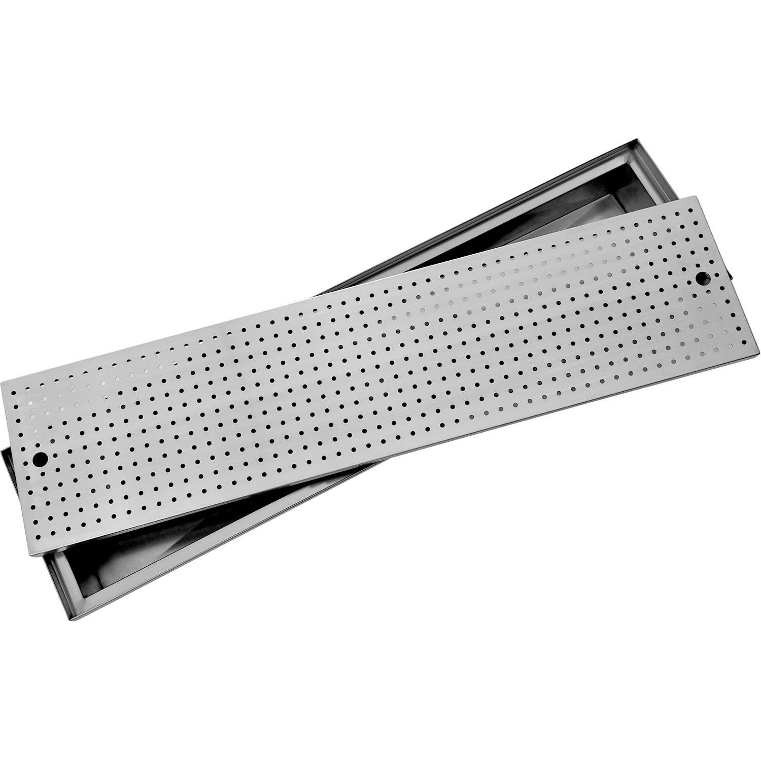 Rejilla Piso Coladera Lineal Acero Inox Universal 100x25