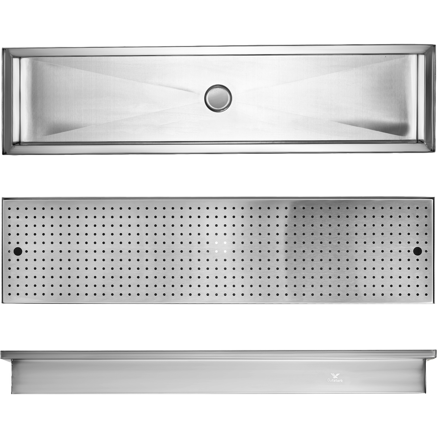 Rejilla Piso Coladera Lineal Acero Inox Universal 100x25