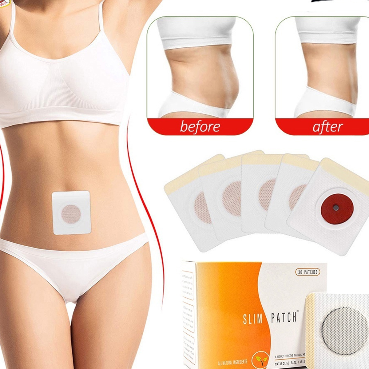 Slim Patch 10 Unidades Para Adelgazar Redudir Peso