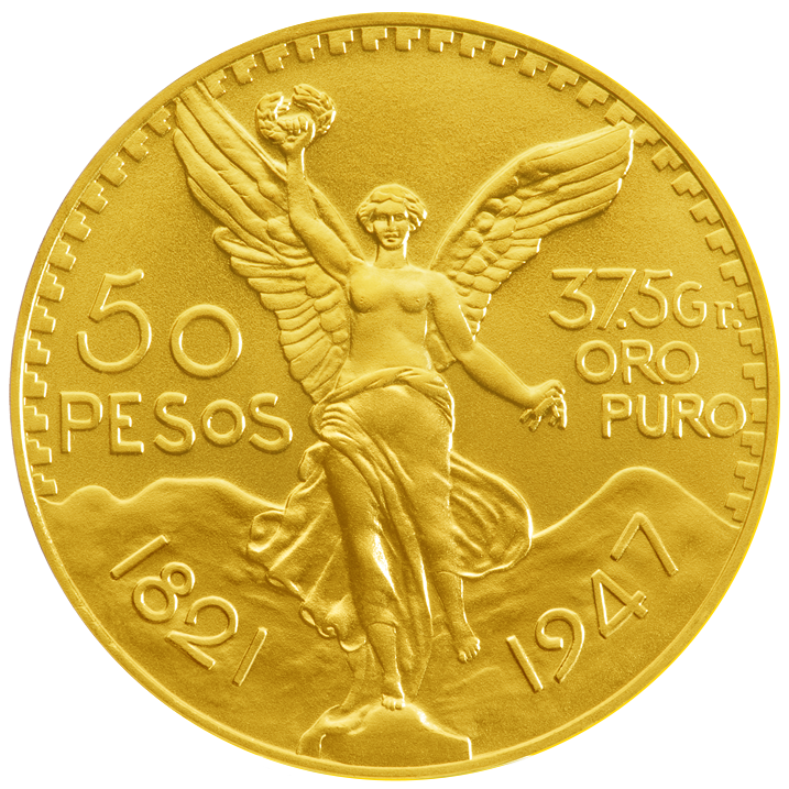 Moneda Centenario Oro puro 50 Pesos 