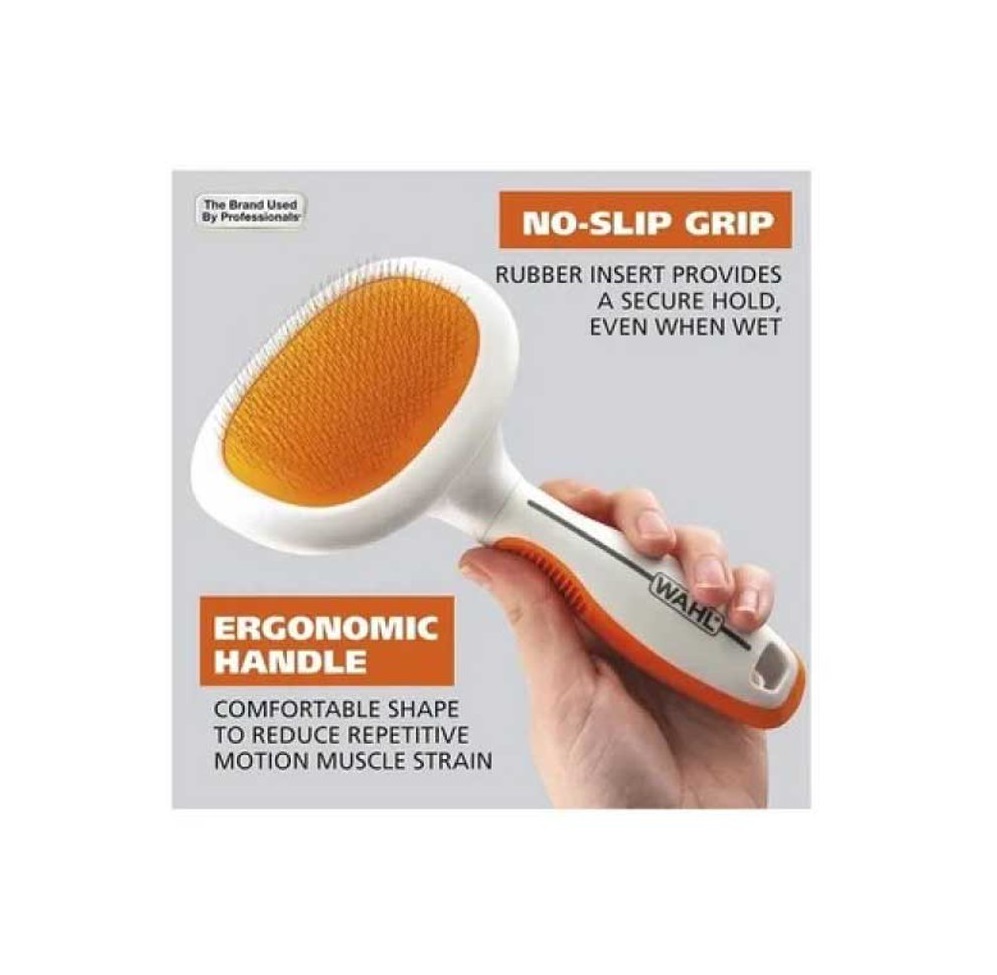 Cepillo Para Mascotas Wahl Slicker Limpiador Quita Pelo Grande Wahl 858407