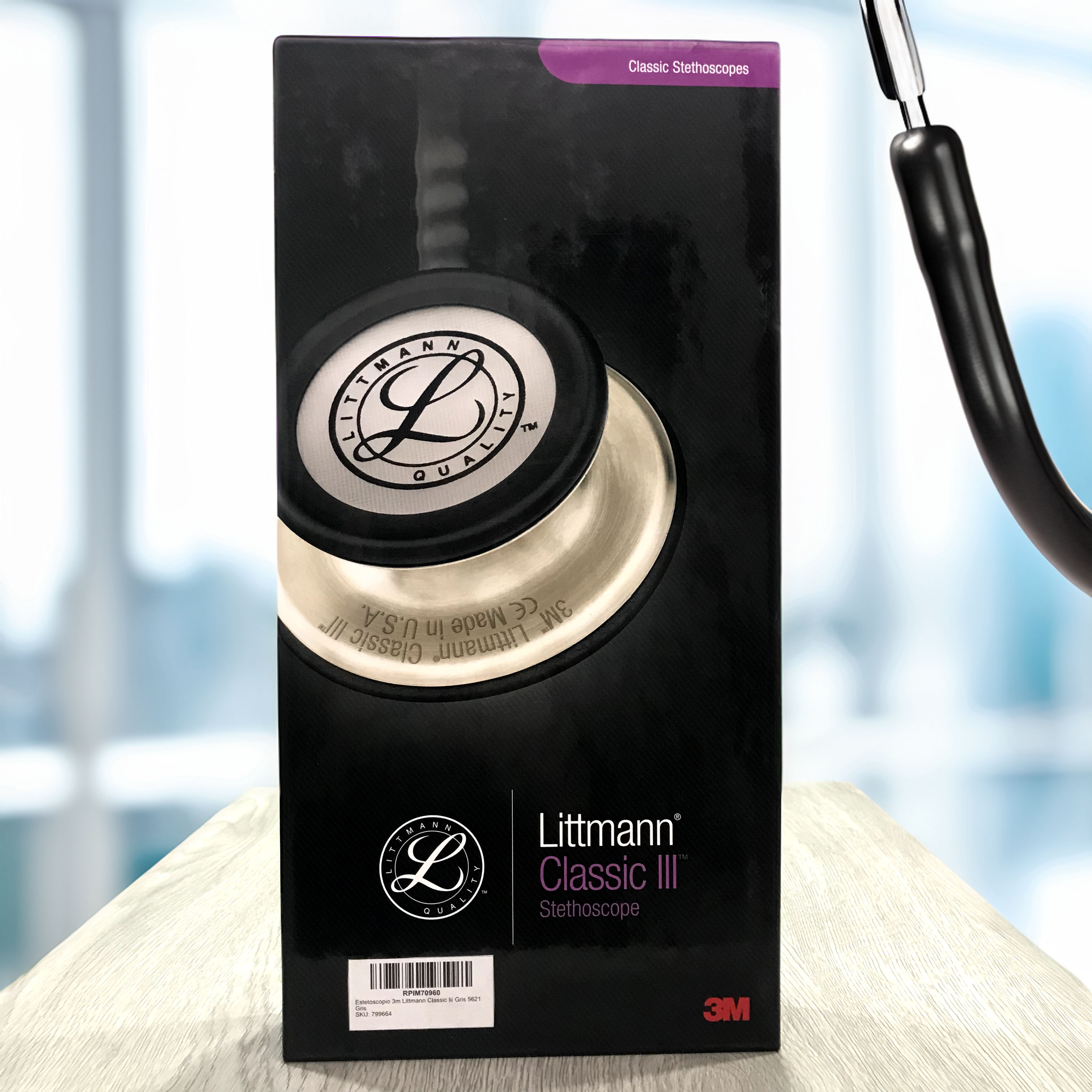 Estetoscopio 3m Littmann Classic III negro