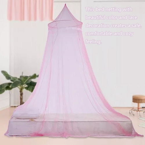 Dosel De Tela De Tul Mosquitera Blanco Para Cama Matrimonial