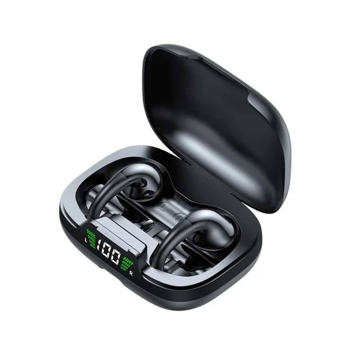 Audífonos Bluetooth Gancho negro 