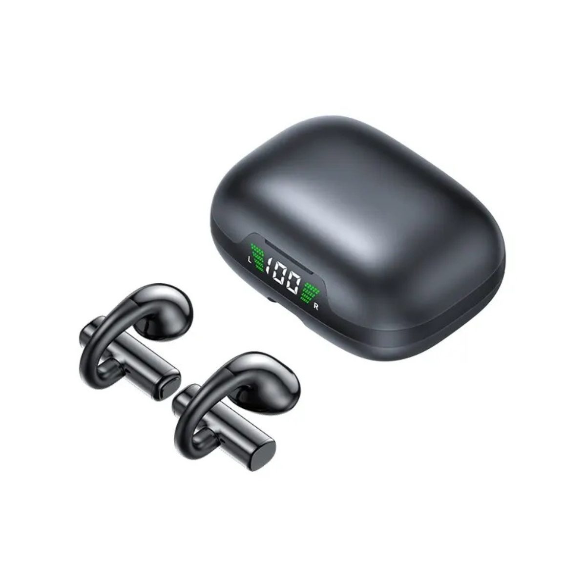 Audífonos Bluetooth Gancho negro 