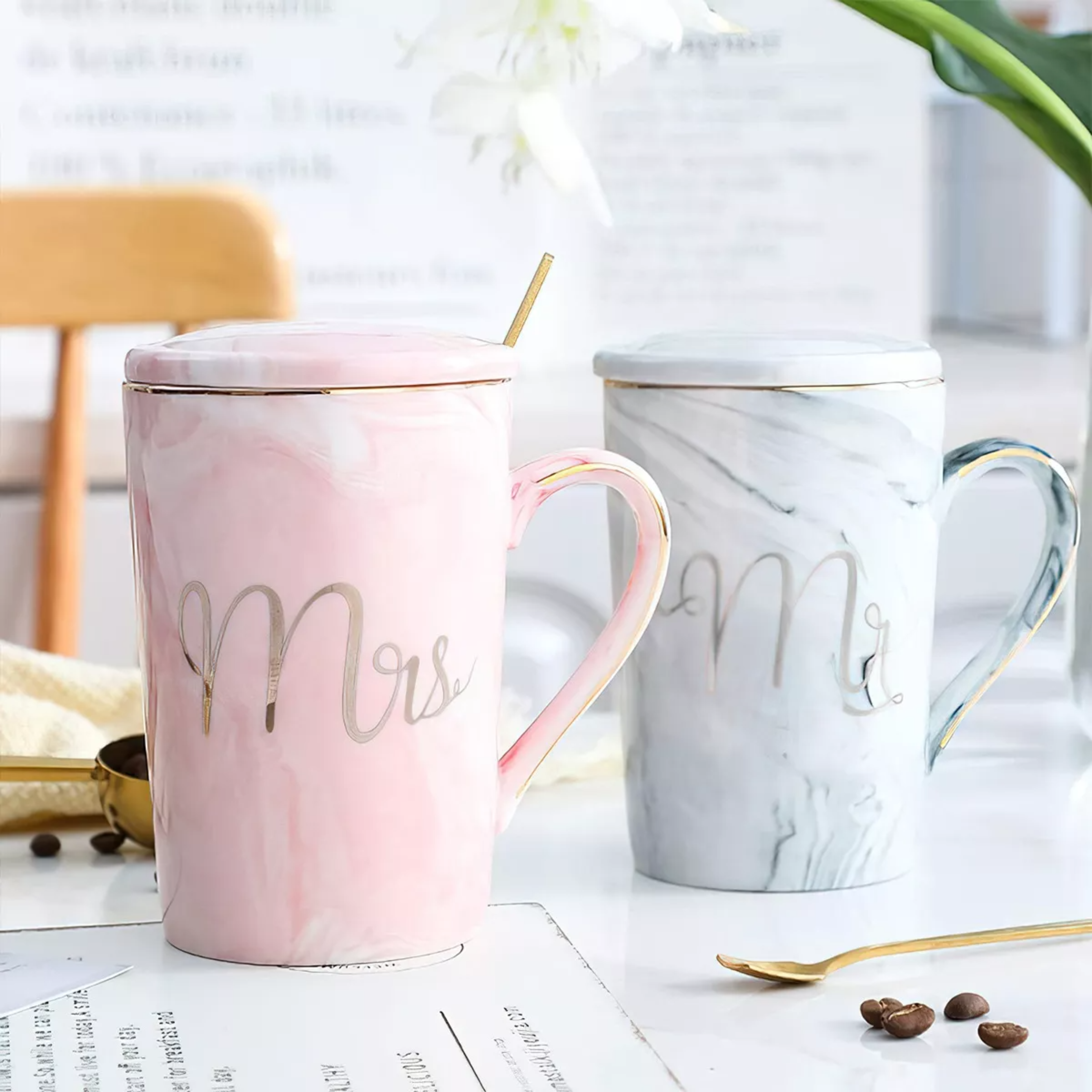 Juego Tazas Para Cafe Regalos De Pareja Mug Caja Para Regalo