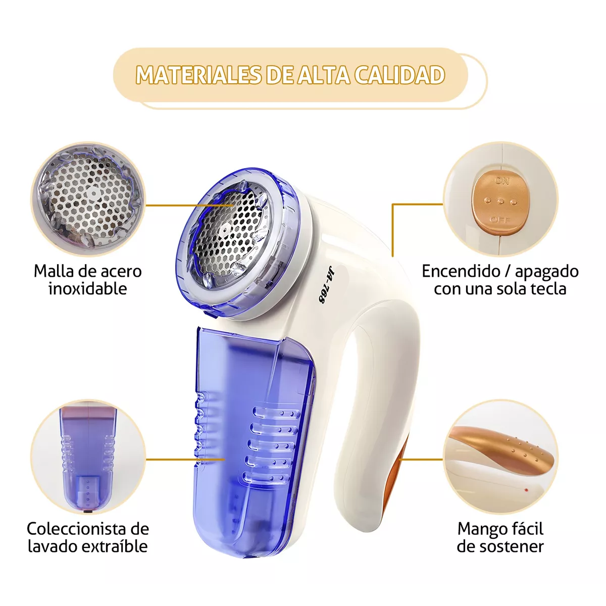 Quita Pelusa Electrica Sin Batería Removedor Quita Ropa