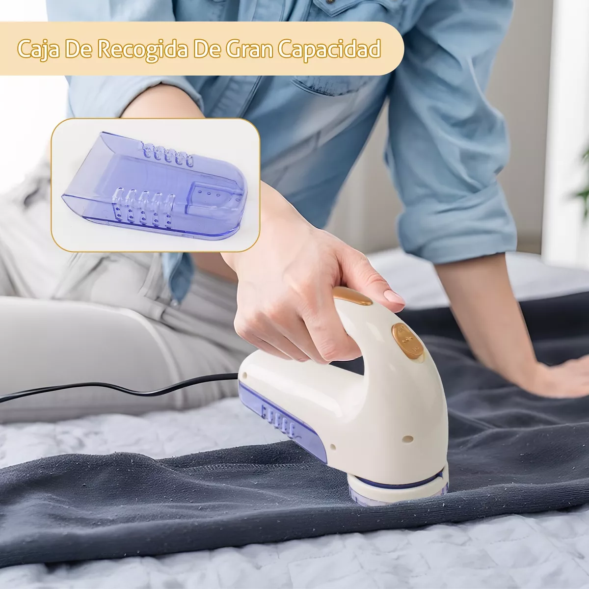 Quita Pelusa Electrica Sin Batería Removedor Quita Ropa